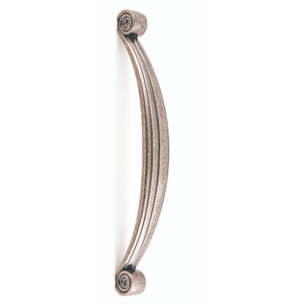 Classical Zamak Cabinet Handle in Old Silver Finish