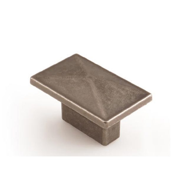 Classic Old Silver Zamak Cabinet Knob Handle and Knob for Cabinets