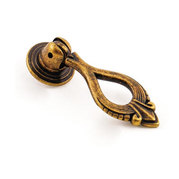 Classical Style Old Brass Zamak Cabinet Knob Handle Zinc Alloy