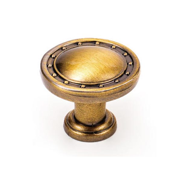 Classical Style Old Brass Cabinet Knob Zamak Zinc Alloy Handle