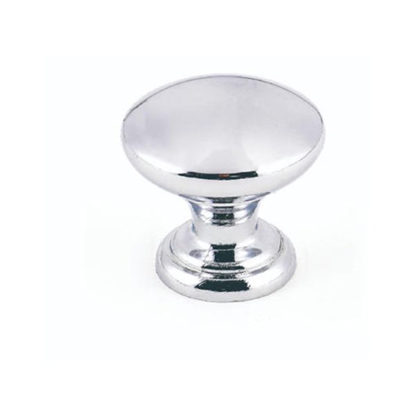 Black Chrome Cabinet Knob Satin Nickel Zamak Handle