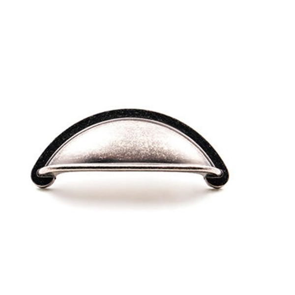 Satin Nickel Zamak Cup Handle - 1886-76A Zinc Alloy Cabinet Hardware