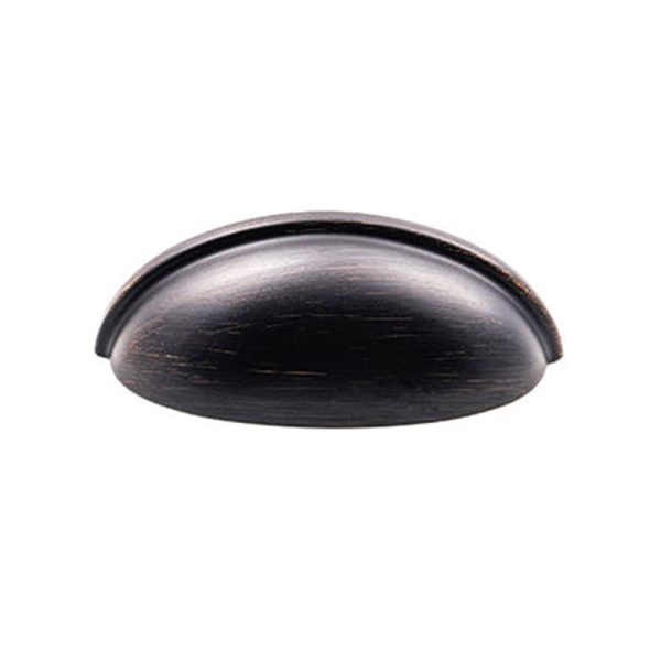 Chrome Economic Style Cabinet Handle in Satin Nickel Zamak Material