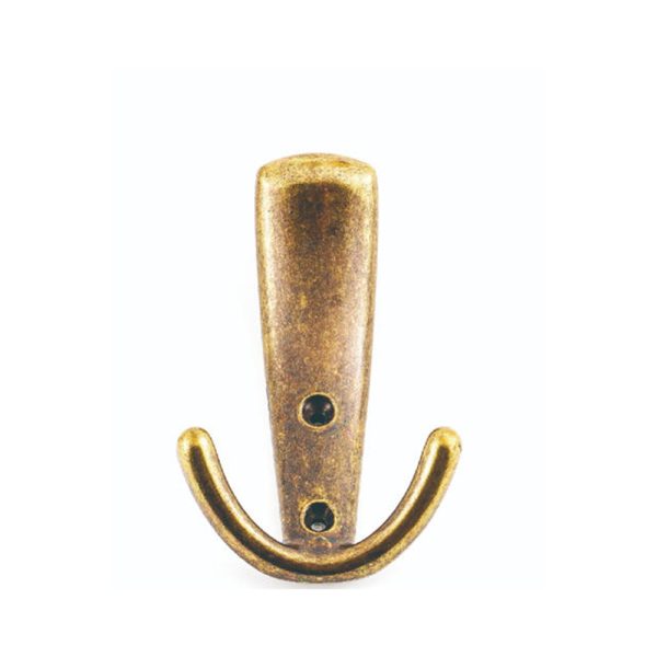 Single Old Brass Robe Hook Zamak Zinc Alloy Bathroom Hardware