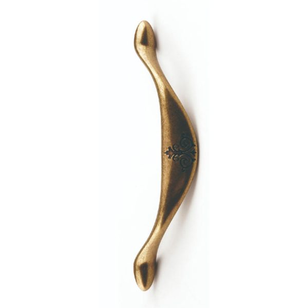 Classical Old Brass Cabinet Handle Zinc Alloy Zamak Elegant Design