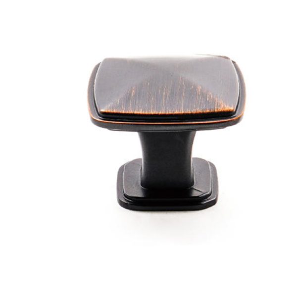Zamak Cabinet Knob in Oil Rubbed Bronze Finish | Durable Zinc Alloy Handle and Knob