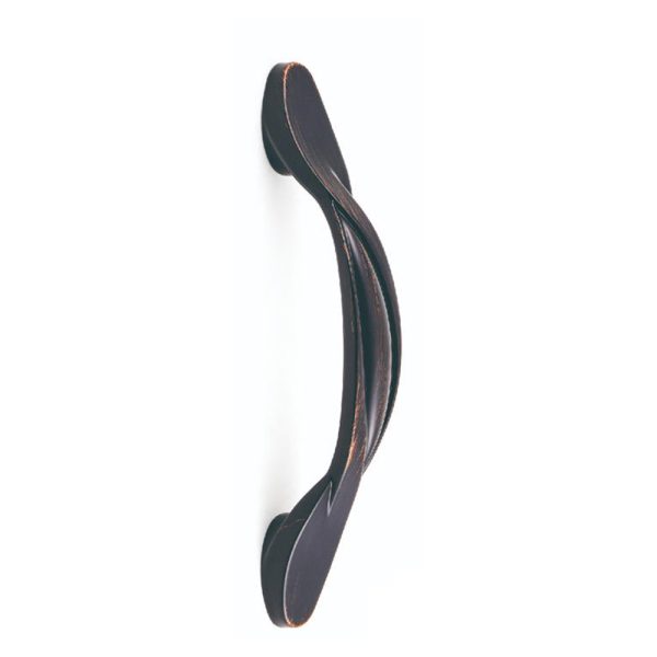 Black Zamak Cabinet Handle and Knob Zinc Alloy Hardware for Modern Home Decor