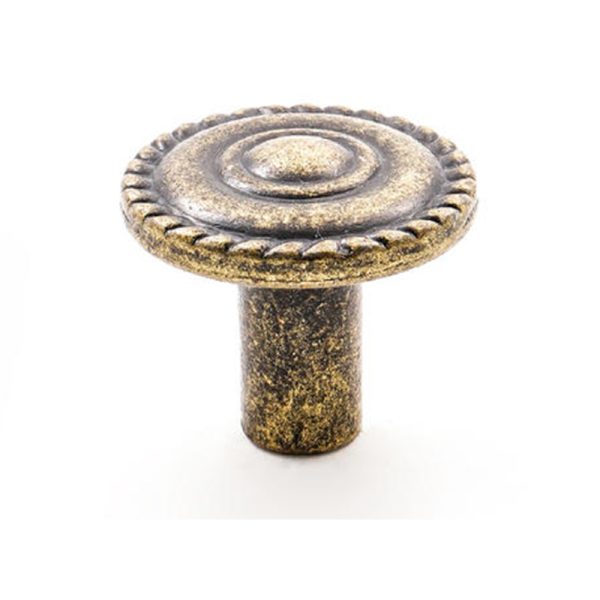 Classical Style Old Brass Zamak Cabinet Knob Handle and Knob