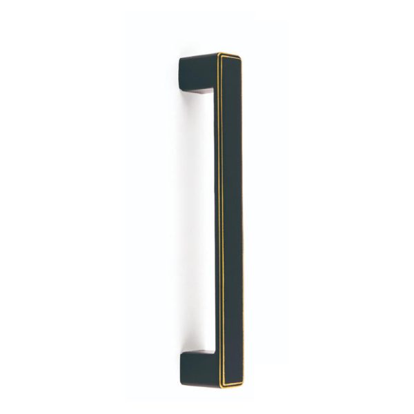 Black Zamak Cabinet Handle and Knob Zinc Alloy Hardware