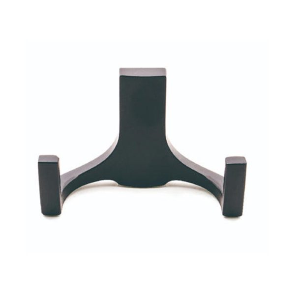 Double Black Zamak Robe Hook Zinc Alloy Wall Mounted Hook for Bathroom and Closet Storage