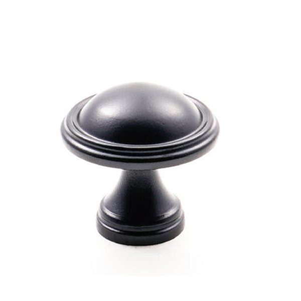 Black Zamak Cabinet Knob Zinc Alloy Handle and Knob