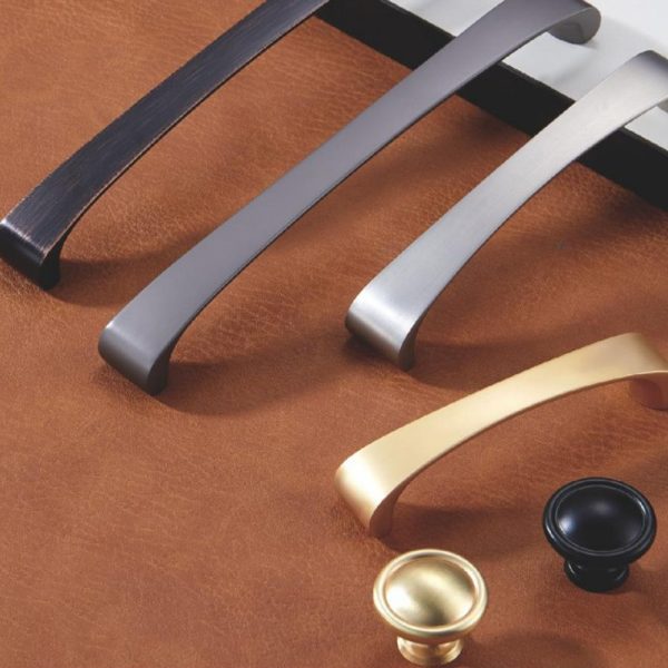 Black Gold Satin Nickel Chrome Zamak Cabinet Handle and Knob Recommended Design