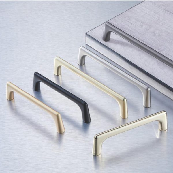 Zamak Cabinet Handle and Knob in Black Gold Satin Nickel and Chrome - Recommended Design Popular Cabinet Handle