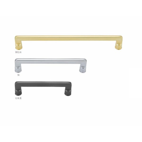 Zamak Cabinet Handles and Knobs in Black, Gold, and Satin Nickel - Recommended Design for Modern Home Decor