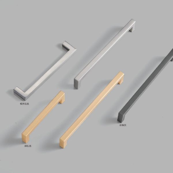 Zamak Handle and Knob Cabinet Pull in Black Gold Satin Nickel - Recommended Design Popular Cabinet Handle