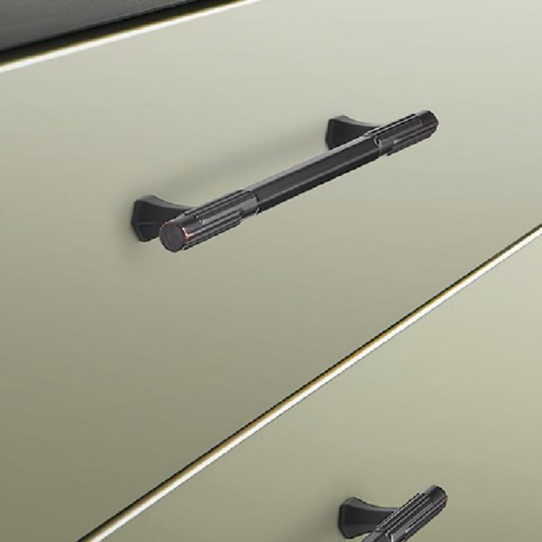 Zamak Cabinet Handle and Knob in Black Gold Satin Nickel Chrome - Recommended Design Popular Handle - Image 2