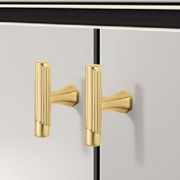 Zamak Cabinet Handle and Knob in Black Gold Satin Nickel Chrome - Recommended Design Popular Handle - Image 3