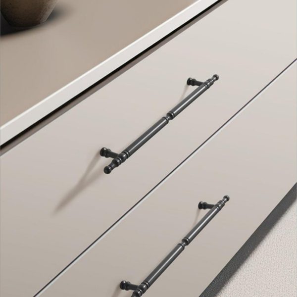 Zamak Cabinet Handle and Knob in Black and Gold - Recommended Design for Popular Cabinet Hardware - Image 2