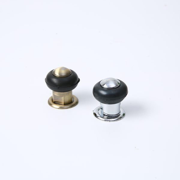 Zamak Door Stopper in Satin Nickel and Chrome Finish - Zinc Alloy Hardware