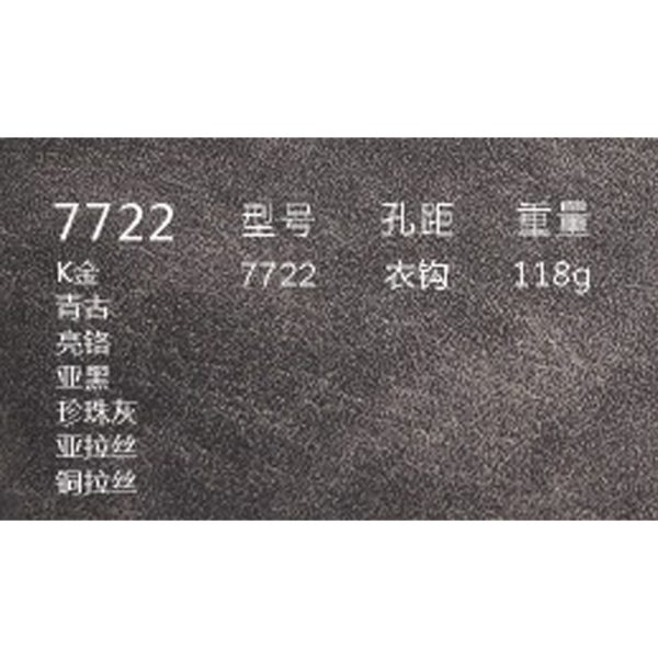 Gold Double Hook Robe Hook in Zamak Zinc Alloy Material - Image 3