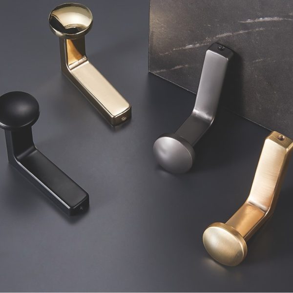 Satin Nickel Zamak Single Coat Hook Robe Hook Clothes Hook Bathroom Wall Mount Hook - Image 3