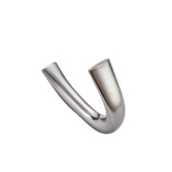 Single Chrome Zamak Robe Hook - Zinc Alloy Coat Hook for Bathroom and Closet