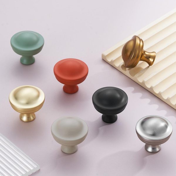 Zamak Cabinet Knob and Handle in Black White Gold Satin Nickel and Chrome - Recommended Design Popular Cabinet Handle
