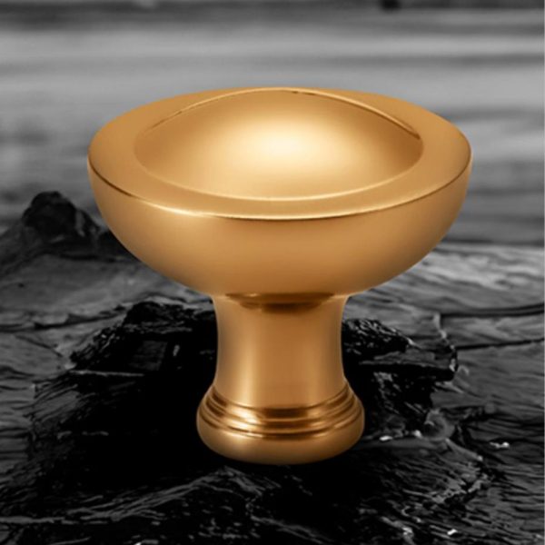 Zamak Cabinet Knob in Black, White, Gold, Satin Nickel, and Chrome - Popular Handle and Knob Design - Image 2