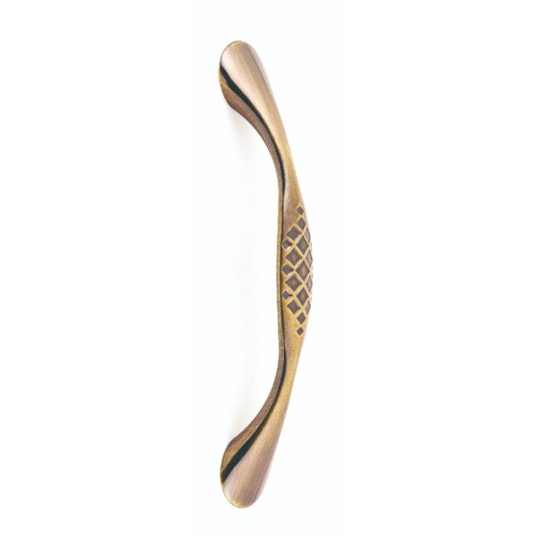 Classical Zamak Handle and Knob in Antique Brass Finish for Cabinet Use