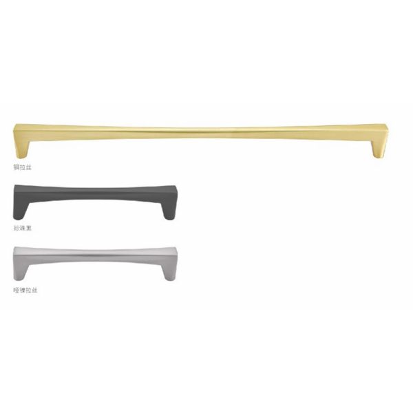 Zamak Handle and Knob for Cabinets in Black, Gold, and Satin Nickel - Popular Recommended Design