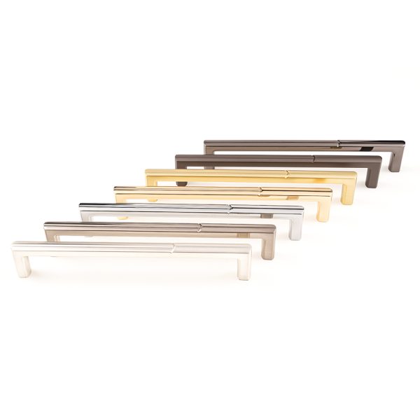Zamak Handle and Knob Cabinet Hardware in Black, Gold, Satin Nickel, Chrome - Recommended Design Popular Style
