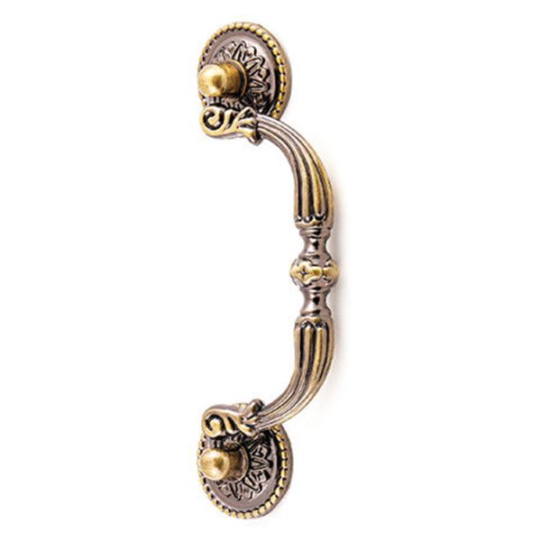 Antique Brass Classical Style Zamak Cabinet Handle and Knob Zinc Alloy Hardware