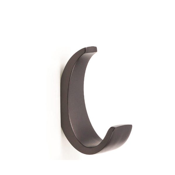 Double Hook Robe Hook in Zamak - Available in Black, Matt Black Nickel, Gold, Chrome Finish - Image 2