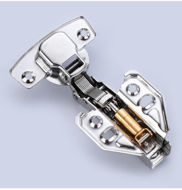 BBDHOME Stainless Steel Clip On Soft Close Hydraulic Cabinet Hinge for Office and Hotel Furniture Satin Finish - Image 4