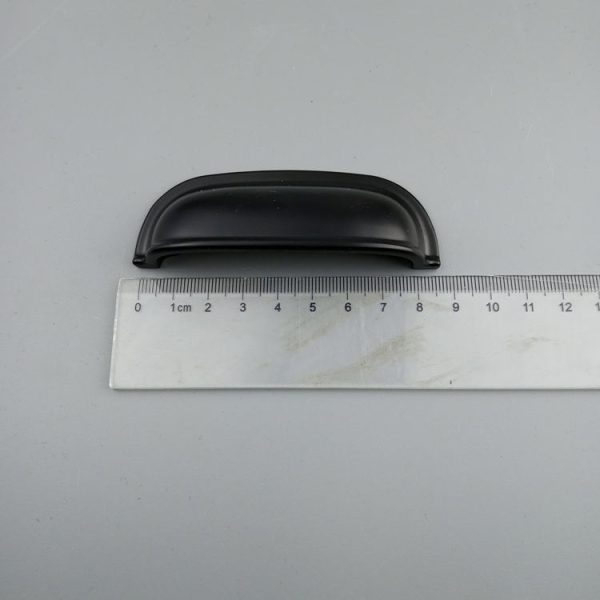 Black Aluminium Alloy Cup Handles and Knobs for Furniture Assembly Cabinet Cupboard Hardware - Image 6