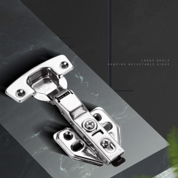 BBDHOME Stainless Steel Clip On Soft Close Hydraulic Cabinet Hinge for Office and Hotel Furniture Satin Finish - Image 3