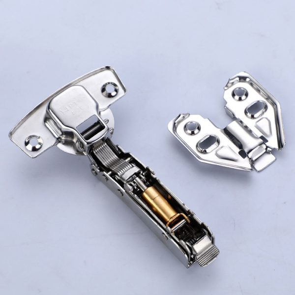 BBDHOME Stainless Steel Clip On Soft Close Hydraulic Cabinet Hinge for Office and Hotel Furniture Satin Finish - Image 5
