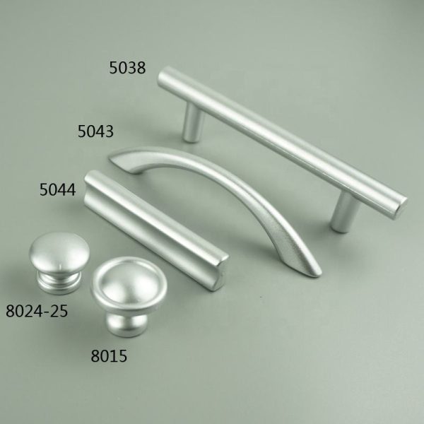 Modern T-Shaped Silver ABS Plastic Cabinet Pull Handle - Image 4