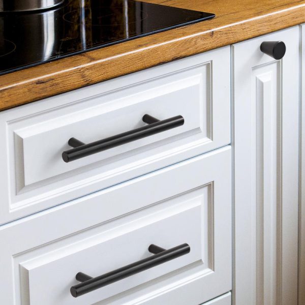 BBDHOME Aluminium Profile T Bar Kitchen Door Pull Handle Solid Metal Hardware Matt Black Gold Cabinet Knob 1 Meter - Image 5