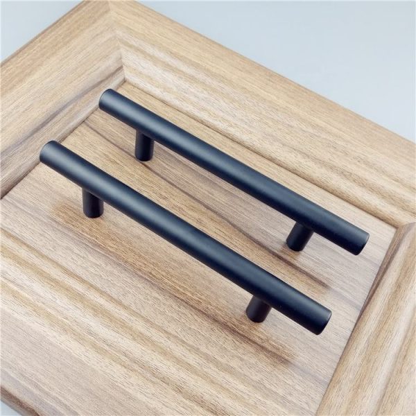Matte Black T Bar Drawer Pulls Stainless Steel Cabinet Handles Modern Design Best Seller - Image 3