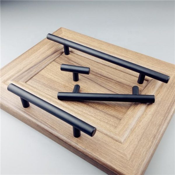 Matte Black T Bar Drawer Pulls Stainless Steel Cabinet Handles Modern Design Best Seller - Image 4