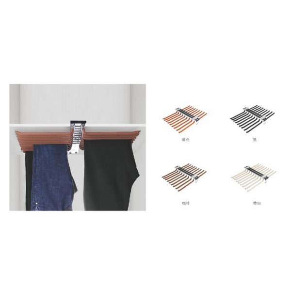 Aluminium Profile Clothes Rack in Silver Gold and Aluminium Oxide Colors